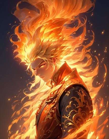 Fiery aura XL - Burning passion