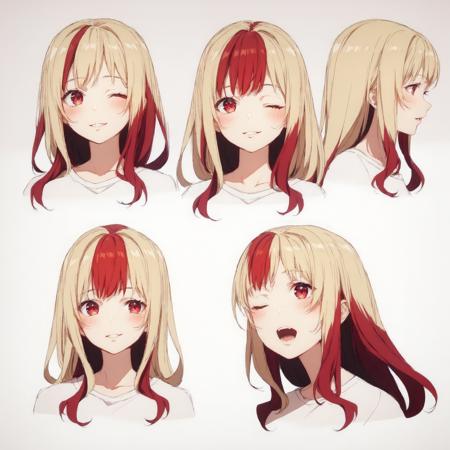 Expression Anime Character Sheet / PONY DIFFUSION