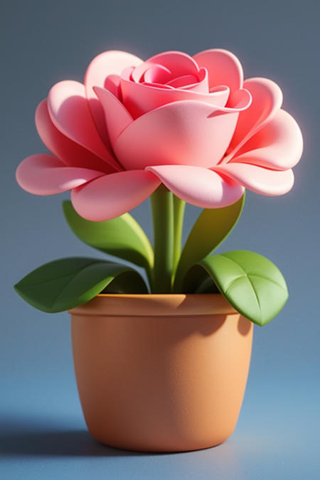 3D flower decoration/design material