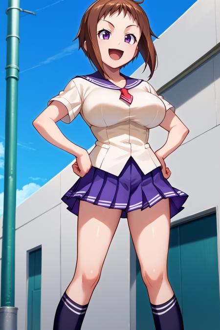 Ui Wakana/若菜 羽衣 (Okusama ga Seito Kaichou!) SDXL LoRA [Pony Diffusion]