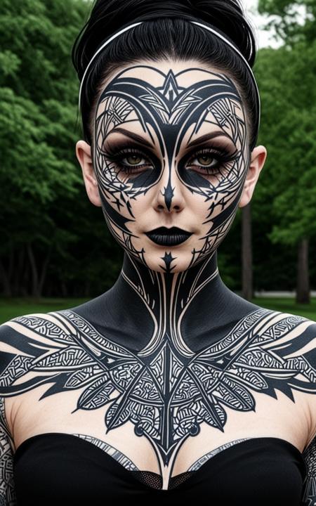 Dark Tribal and blackout Tattoos DarkTatExStarz