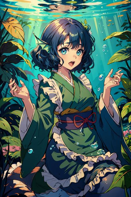 wakasagihime (touhou) 若鹭姬 东方project