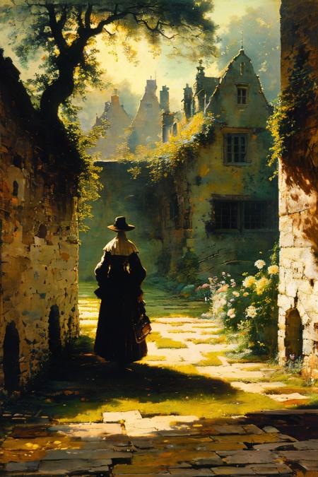 style of Carl Spitzweg 299