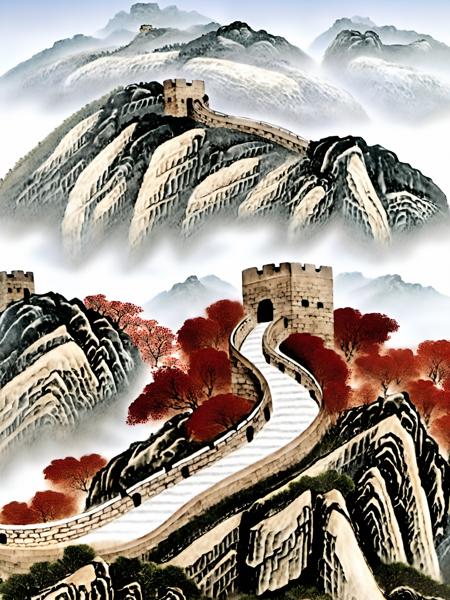 造物云-中国文化模型-瓷板画_V1(SDXL1.0)