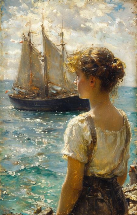 style of Henry Scott Tuke [SDXL] 239
