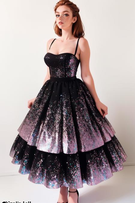 Constellation Glitter Dress
