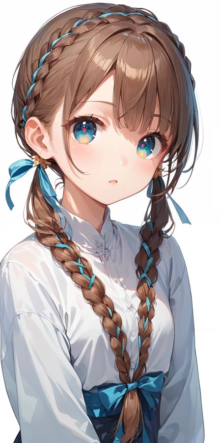 編み込みリボン/hair ribbon braid(SD,XL,pony)