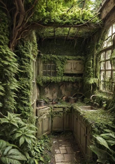 SDXL - Shrubbery / Overgrown n' Green Stuff