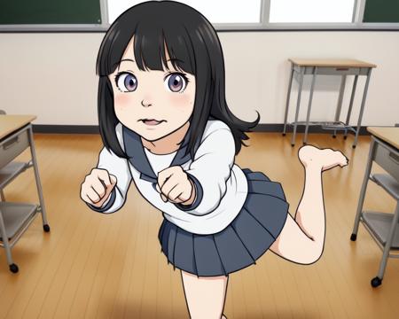 Reach out and stand on one leg