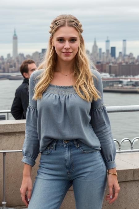 Actress Gaia Weiss (Vikings)