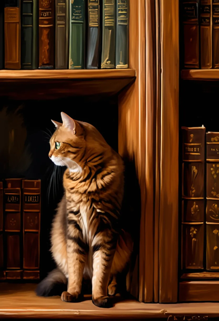Brown Cat SDXL