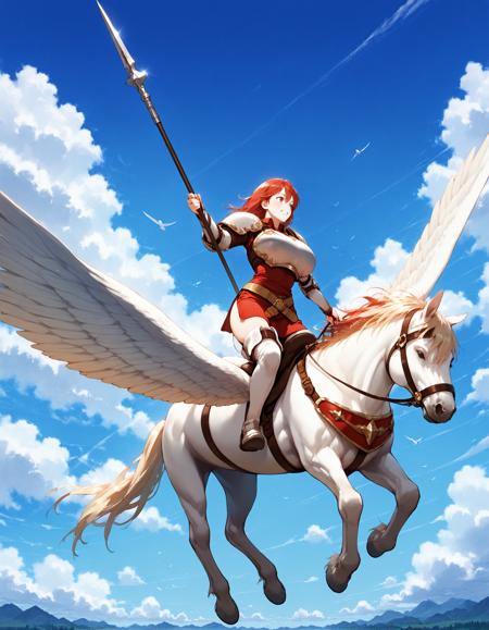 Pegasus knight / ペガサスナイト (Fire Emblem) Pony/Flux/IL