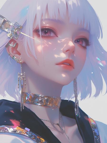 blue-and-white style 2D