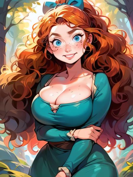 Merida (Brave) Disney Princess - SD 1.5 | XL PONY - by YeiyeiArt