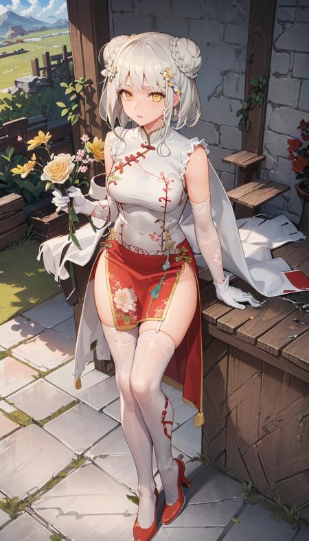 战舰少女r-重庆-曙光女神(Aurora)-绯衣金带服饰