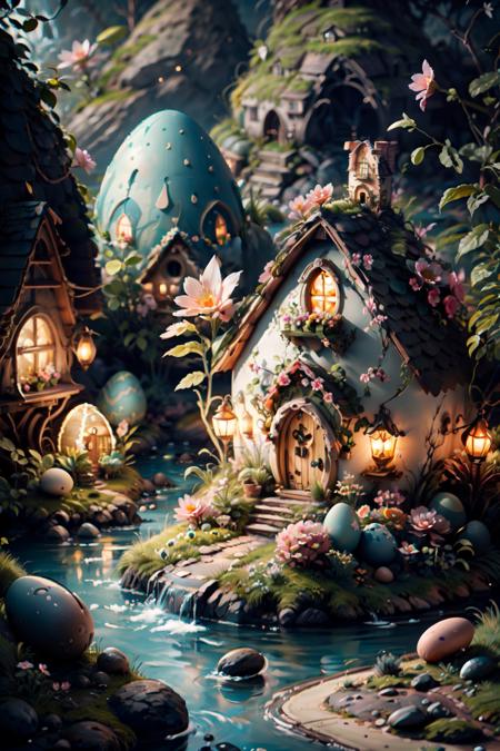 Easter Egg House [SDXL & SD1.5]