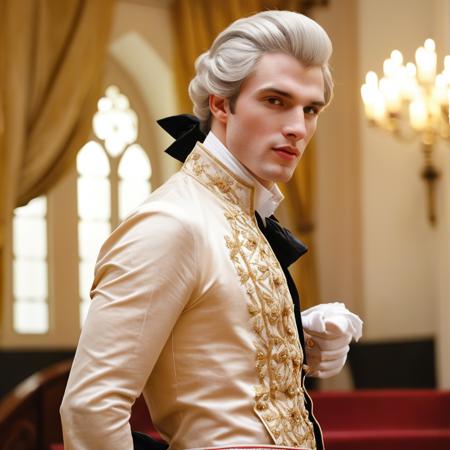 18th century men (rococo clothing, makeup, wigs -  PonyXL)