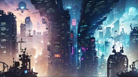 Background Fantasy & Cyber Punk