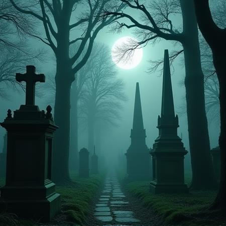 Haunted Streets of Highgate: A Gothic Cemetery Lora