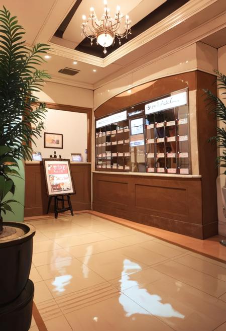 ラブホテルのエントランス Entrance of lovehotel SDXL