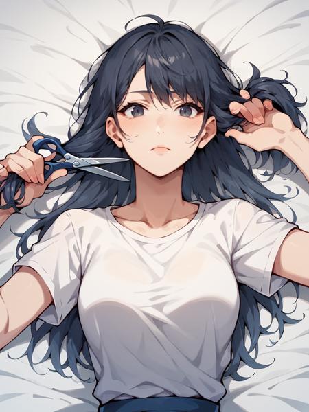 Haircutting & Holding Scissors/Knife/ect