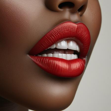 Carmine Red Lips