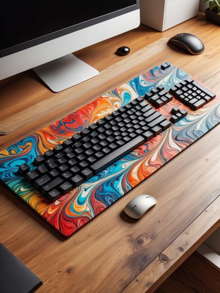 Colorful Marbled Paper FLUX & SDXL