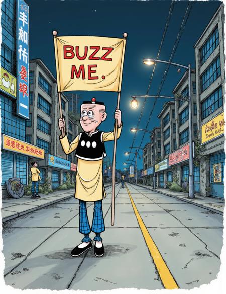Old Master Hong Kong Comic (FLUX)