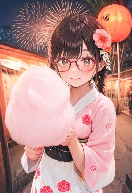 わたあめ cotton candy SDXL