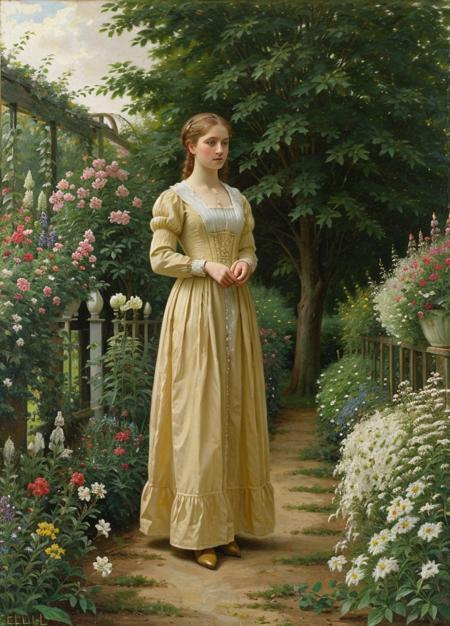 Edmund Leighton painting style