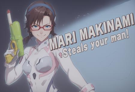 Mari Makinami ILLUSTRIOUS: Evangelion Rebuilds (all plugsuits)