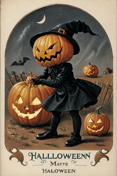 Halloween postcards from the early 1900s版本v1.0 (ID: 207087)
