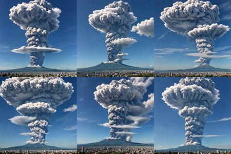 Realistic Volcanic Eruptions XL