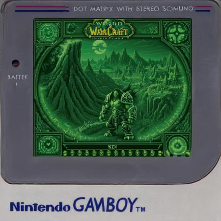 Game Boy Monochrome Style