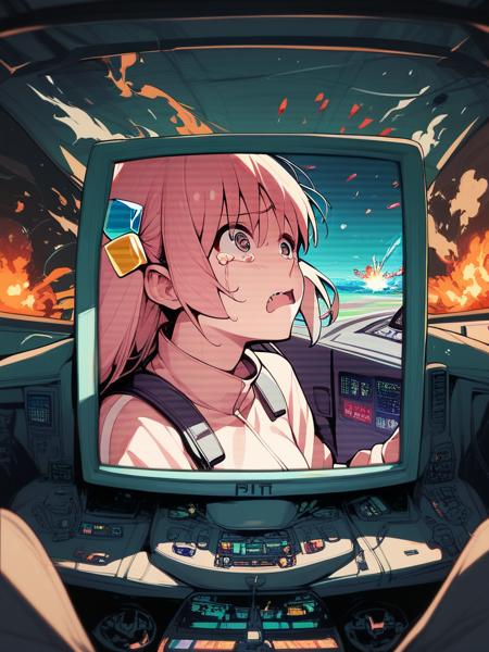 Monitor in the cockpit