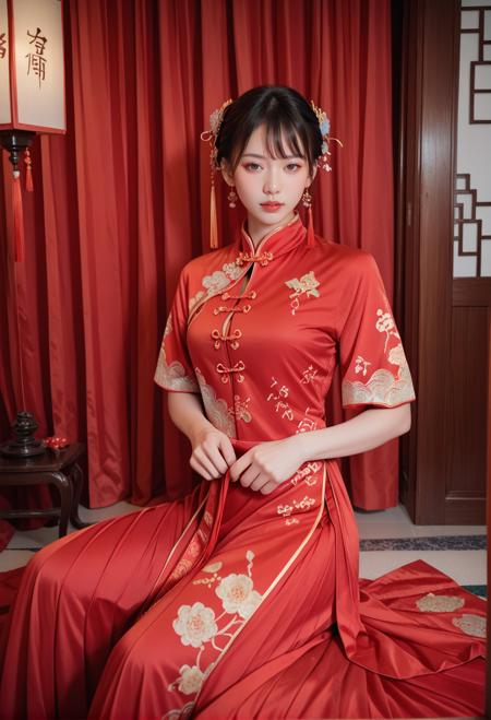 0711 Chinese wedding dress