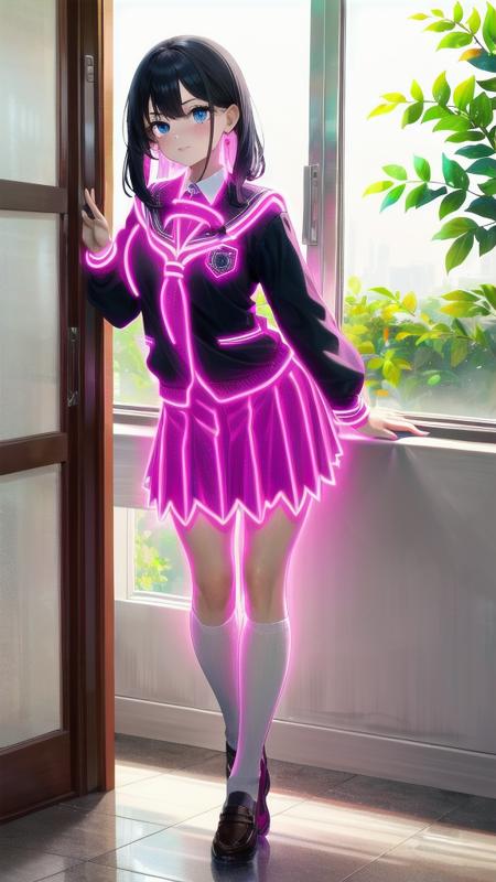 neon lights clothes版本purple (ID: 136476)