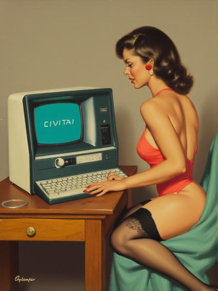 Pinup Art Style