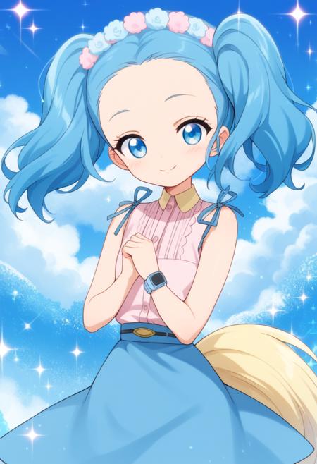 Human Sapphie (Jewelpet magical change) [Illustrious/pony]