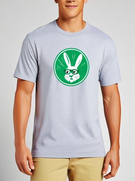 FRESH IDEAS@ he logo printed on the T-shirt_SDXL