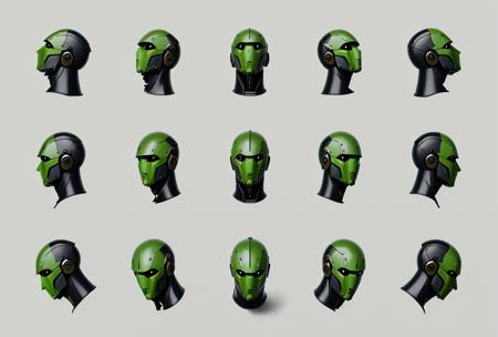 Character head concept poses (openpose + 3d for depth maps)