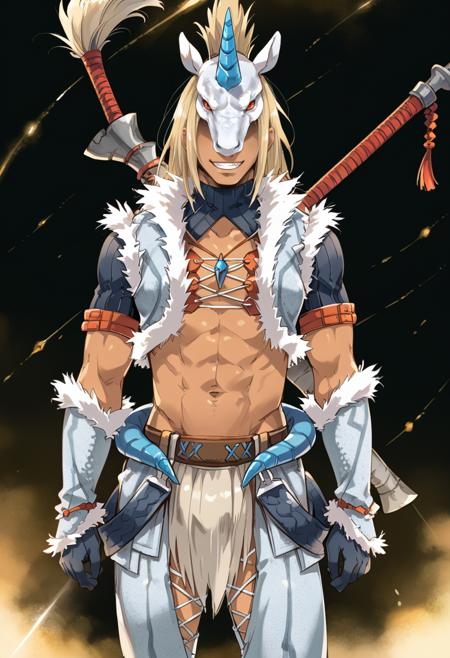 Monster Hunter - Kirin Armor - Male (キリン装備 男) ponyXL