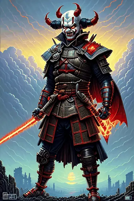 Pixel Art - trained with no data (animated gifs)