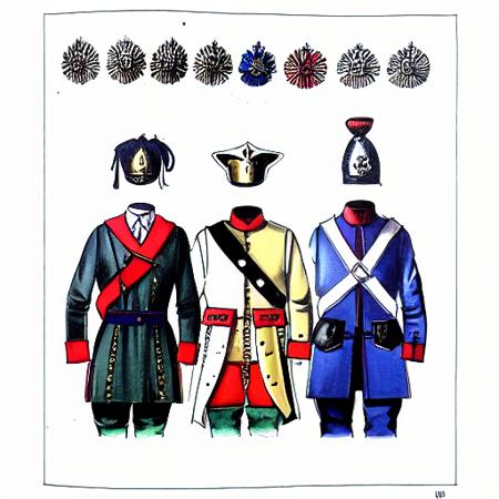 Historical European Uniforms LoRA