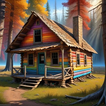 Log Cabin XL (Buildings: SDXL)版本v1.0e10 (ID: 468009)