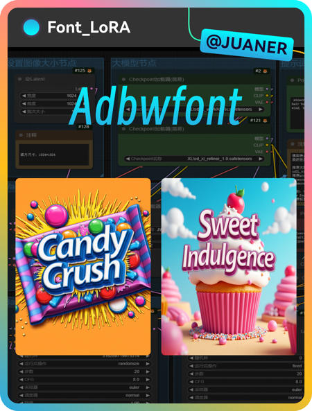 【Font Design】Advertising Style 3D Font FLUX版本v1.0 (ID: 854387)