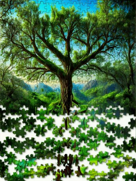 Jigsaw fragments CE SDXL