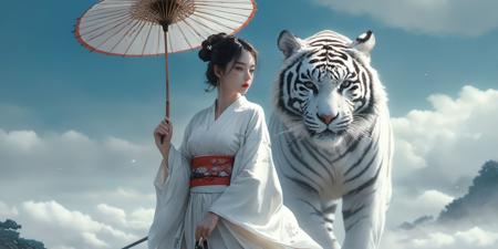 绪儿XL-猛虎下山 xuer White tiger