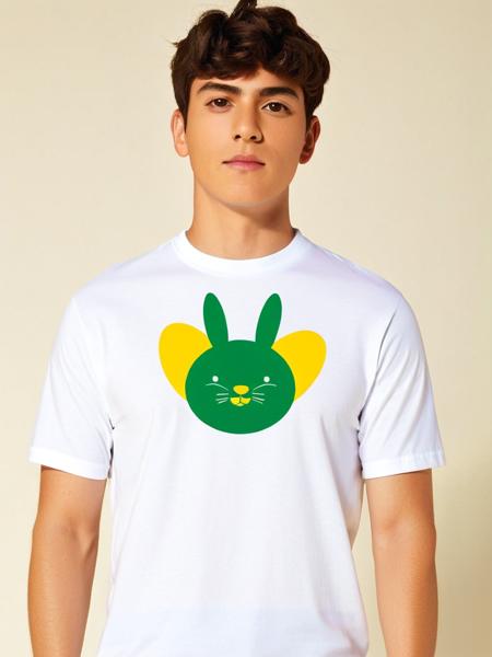 FRESH IDEAS@ he logo printed on the T-shirt_SDXL