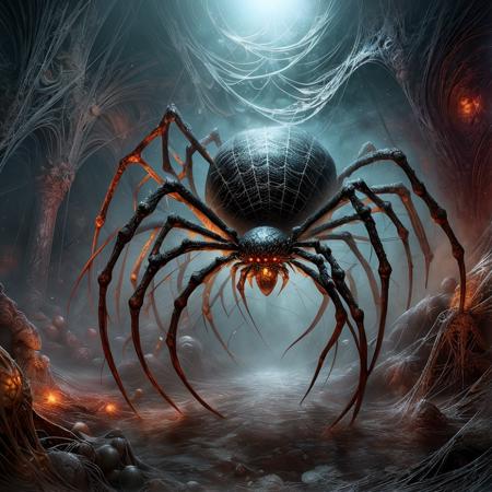 Giant spider lair